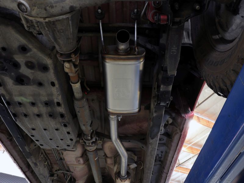 aFe ROCK BASHER 2.5in 409 SS Cat-Back Exhaust - 99-04 Toyota Tacoma L4-2.4L / V6-3.4L - 49-46049