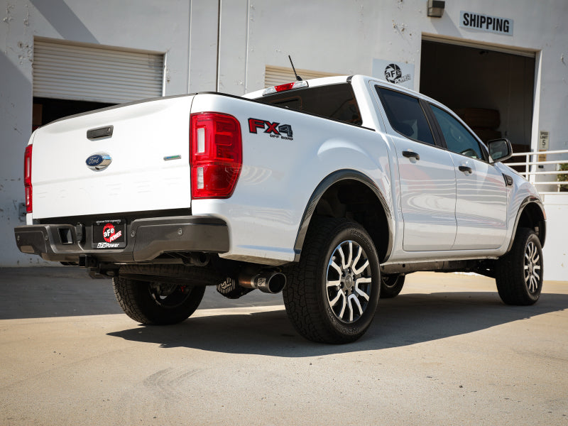 aFe Apollo GT Series 3in 409 SS Axle-Back Exhaust 2019 Ford Ranger 2.3L w/ Black Tips - 49-43114-B