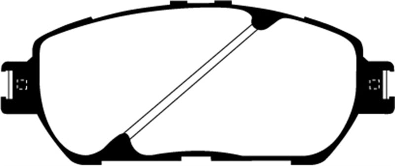 EBC 10 Toyota Sienna 2.7 Greenstuff Front Brake Pads - DP61674