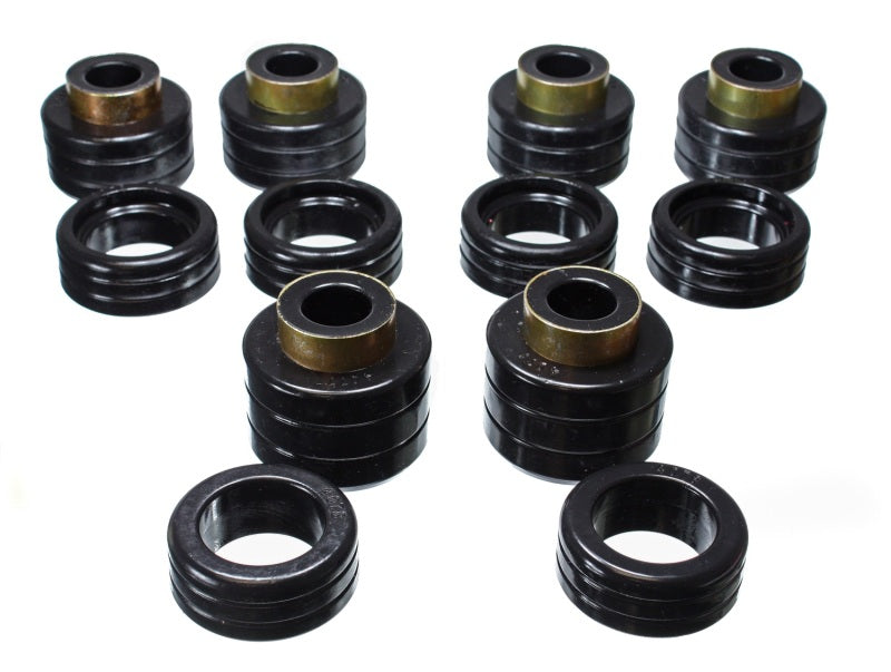 Energy Suspension Chevy Pickup 2&amp;4Wd Body Mounts - Black - 3.4123G