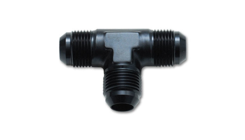 Vibrant -16AN Flare Tee Adapter Fitting - Aluminum - 10486