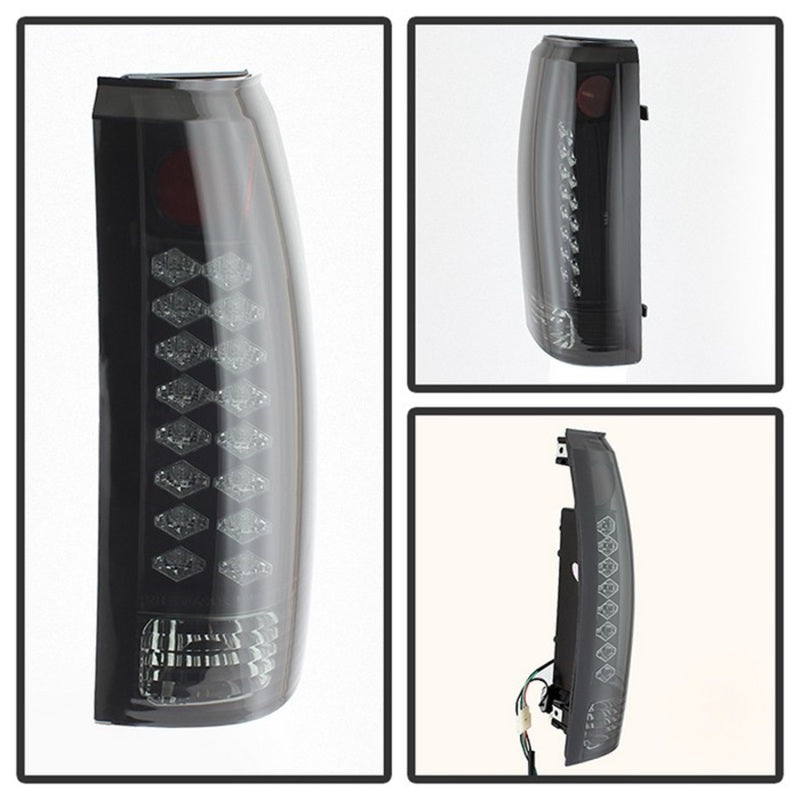 Spyder Chevy C/K Series 1500 88-98/GMC Sierra 88-98 LED Tail Lights Blk Smke ALT-YD-CCK88-LED-BSM - 5077981