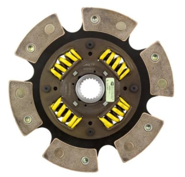 ACT 6 Pad Sprung Race Disc for LS Engine/Flywheel w/Nissan 350Z Trans/Input Shaft (S/O No Cancel) - 6280306 by ACT
