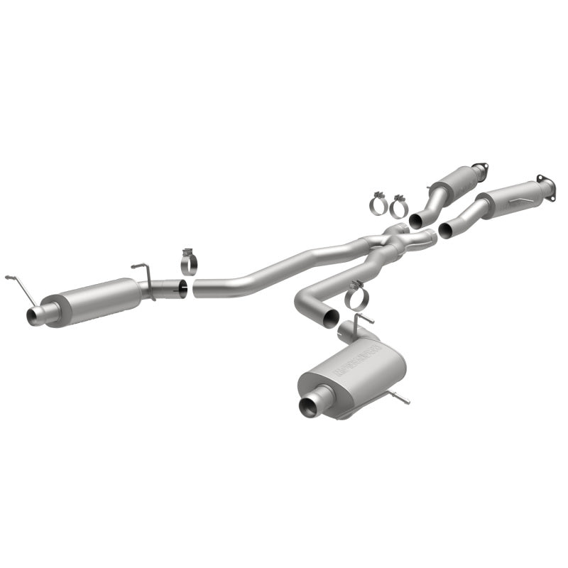 MagnaFlow 12 Jeep Grand Cherokee V8 6.4L Dual Split Rear Exit Stainless Cat Back Performance Exhaust - 15064