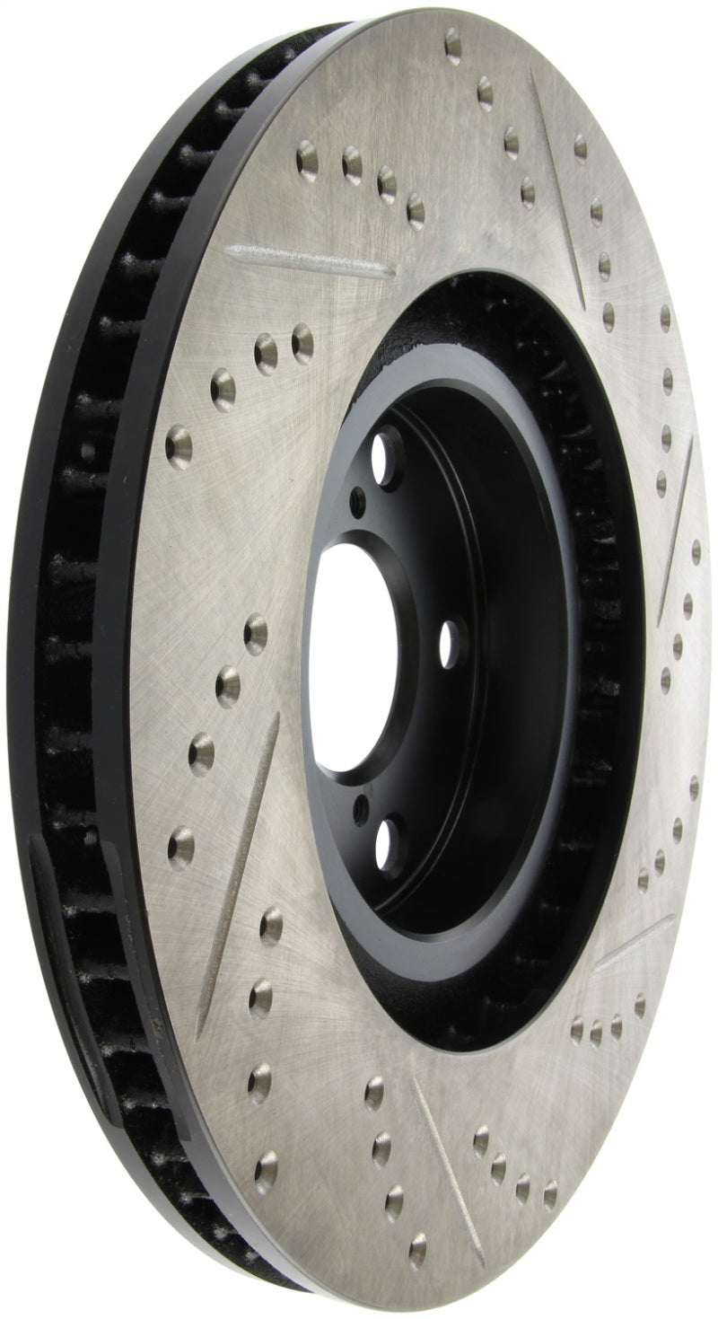 StopTech 5/93-98 Toyota Supra Turbo Right Front Slotted &amp; Drilled Rotor - 127.44104R