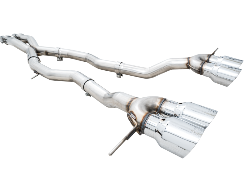 AWE Track Edition Catback Exhaust for BMW G8X M3/M4 - Chrome Silver Tips - 3020-43482