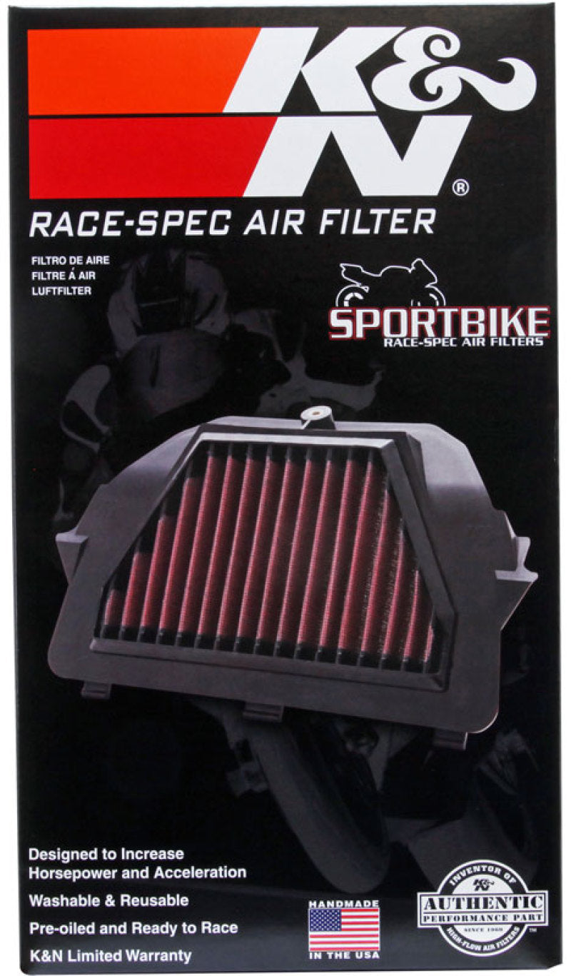 K&N 08-13 Yamaha YZF R6 599 Replacement Air Filter - Race Specific - YA-6008R