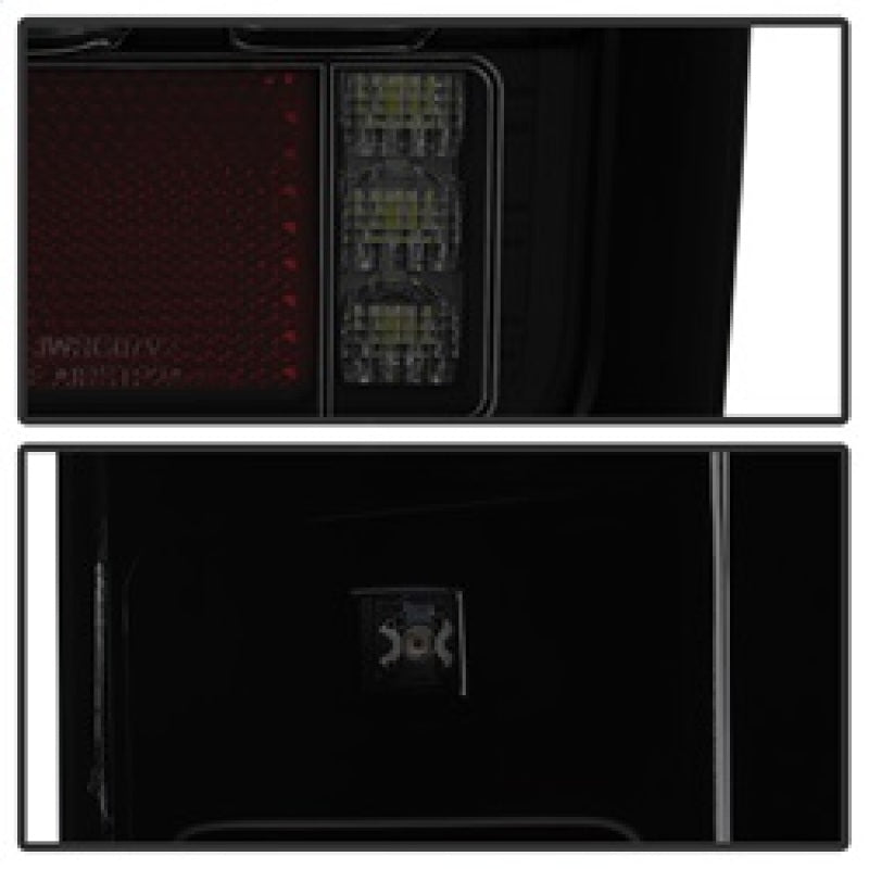 Spyder 07-16 Jeep Wrangler Verison 2 Light Bar LED Tail Lights - Smoke (ALT-YD-JWA07V2-LBLED-BSM) - 5084781