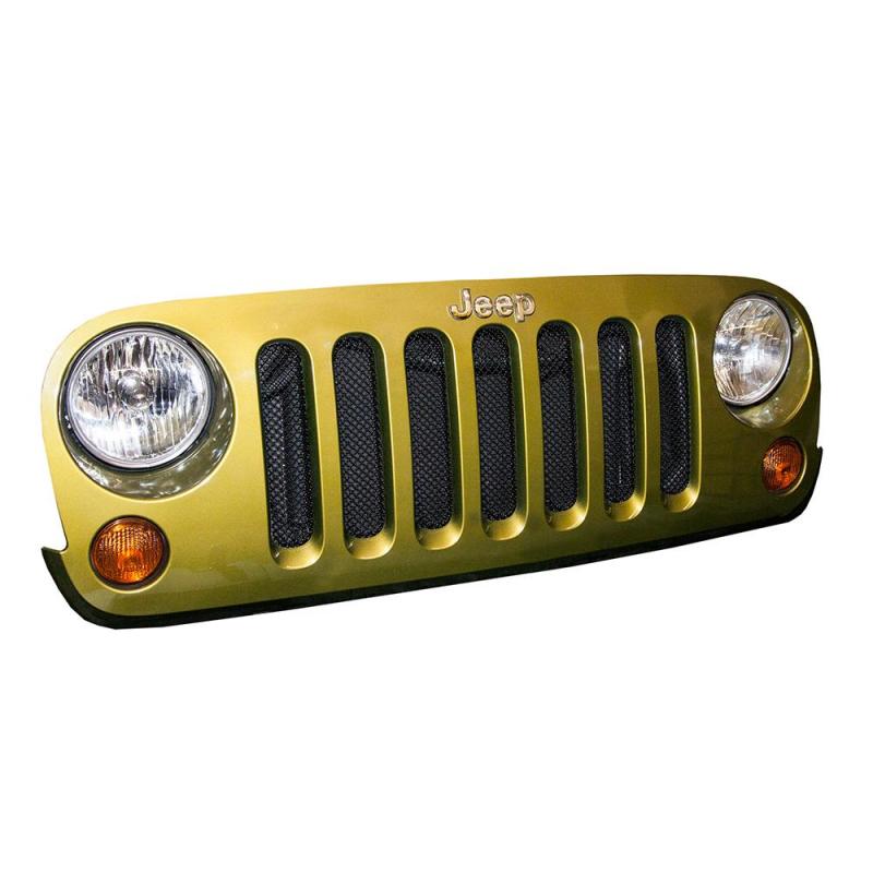 DV8 Offroad 2007-2018 Jeep JK Black Mesh Grille - D-JP-190010-BK