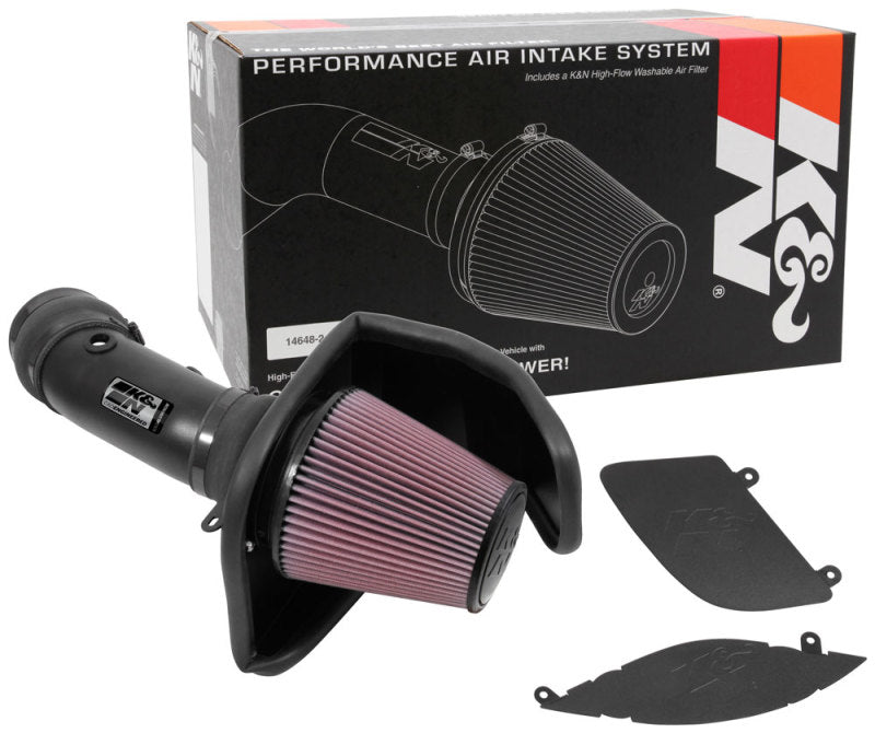 K&N 2017 Dodge Challenger Hellcat SC V8-6.2L F/l Typhoon Air Intake - 69-2553TTK