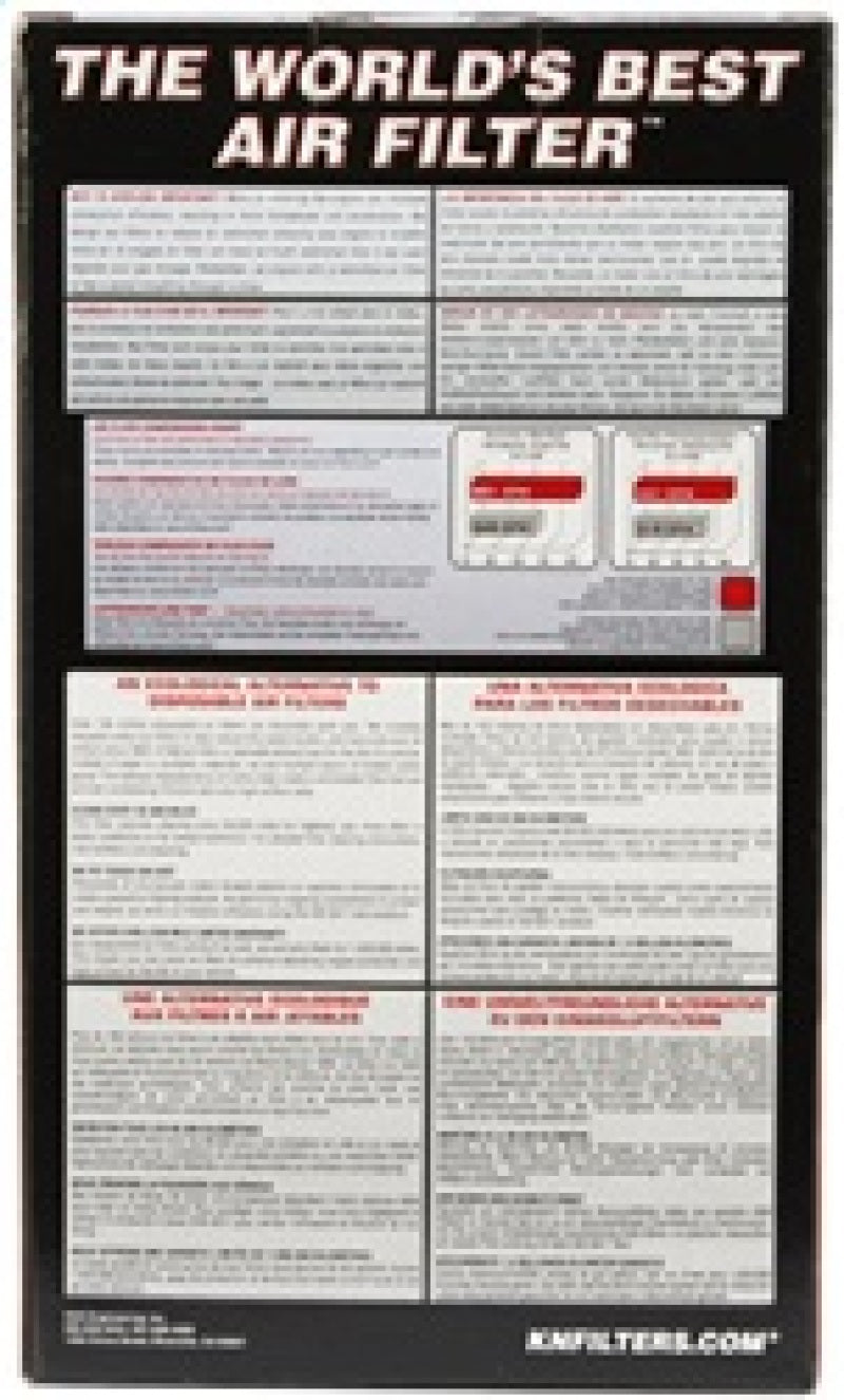 K&N Universal Clamp-On Air Filter 4in FLG / 6in B / 4in T / 7in H - RU-4680