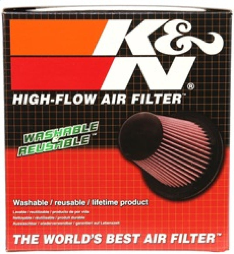 K&N Univ Rubber Round Tapered Filter 4.375in Flg ID/10 Deg Flg Angle 6in B OD/4.625in T OD/6.5in H - RU-5061