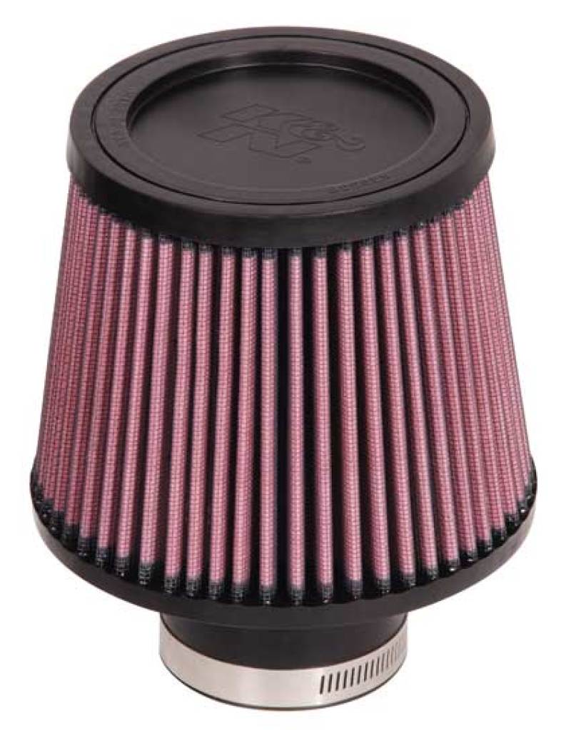 K&N Universal Rubber Filter-Round Tapered 2.5in Flange ID x 6in Base OD x 5in Top OD x 5in Height - RU-5174 for 2007-2017 Toy