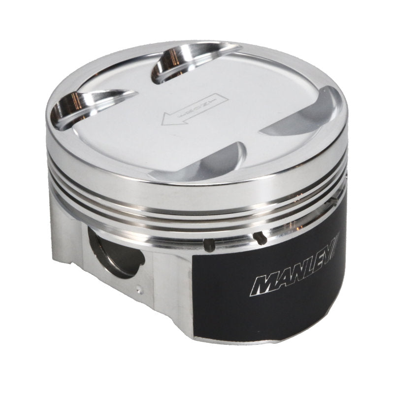 Manley 03-06 Evo 8/9 (7 Bolt 4G63T) 85.5mm +0.5mm Over Bore 8.5:1 Dish Pistons w/ Rings - 606005C-4