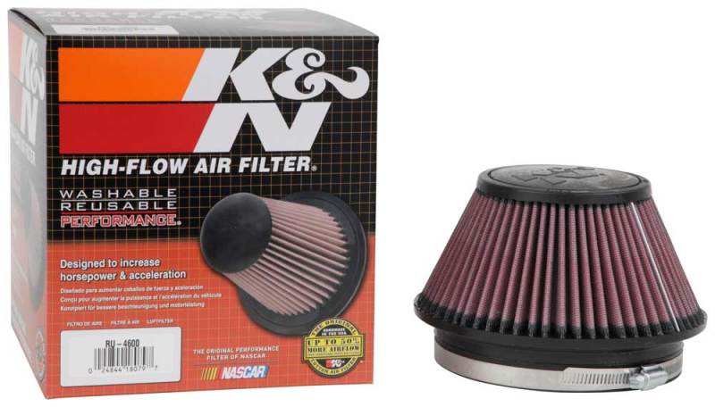 K&amp;N Filter 6 inch Flange 7.5 inch Base 4.5 Top 4 inch Height - RU-4600