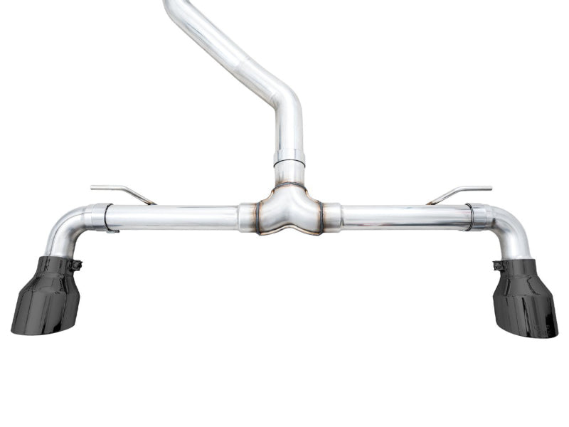 AWE 2022 VW GTI MK8  Track Edition Exhaust - Diamond Black Tips - 3020-33658