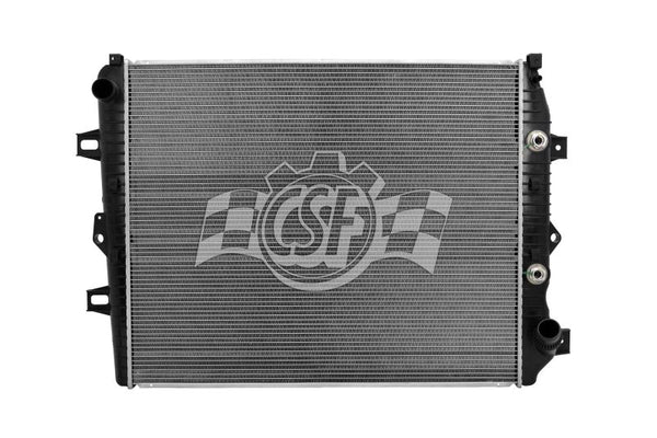 CSF 11-16 GMC Sierra 2500HD 6.6L OEM Plastic Radiator - 3584 for 2011-2016 GMC Sierra 2500 - front view
