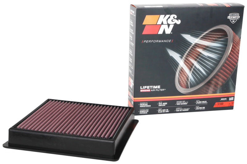 K&N 20-21 Ford F250/F350 Super Duty 6.2/6.7/7.3L V8 Replacement Air Filter - 33-5100