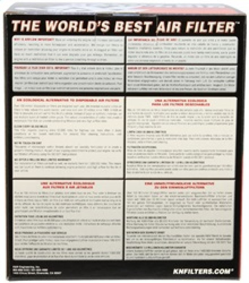 K&amp;N Universal Air Filter 4in Flange / 5-3/8in Base / 4-1/2in Top / 6in Height - RU-4550