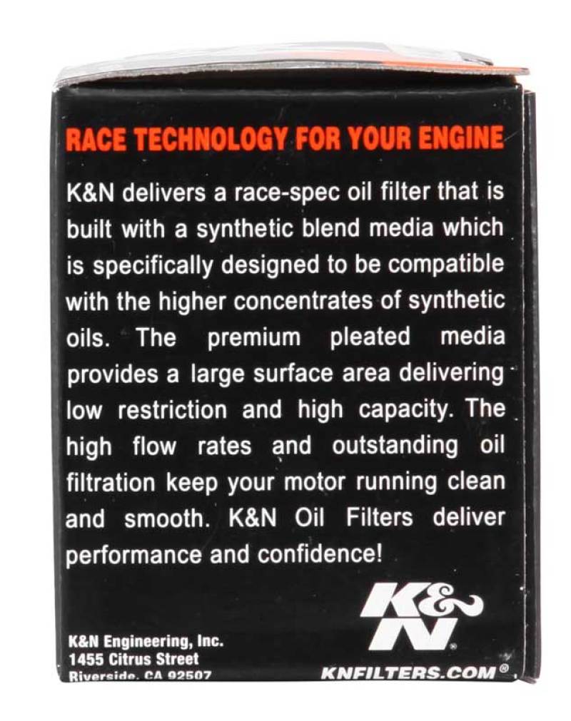 K&amp;N Yamaha / Fantic Caballero / Husqvarna 1.5in OD x 1.813inH Oil Filter - KN-140
