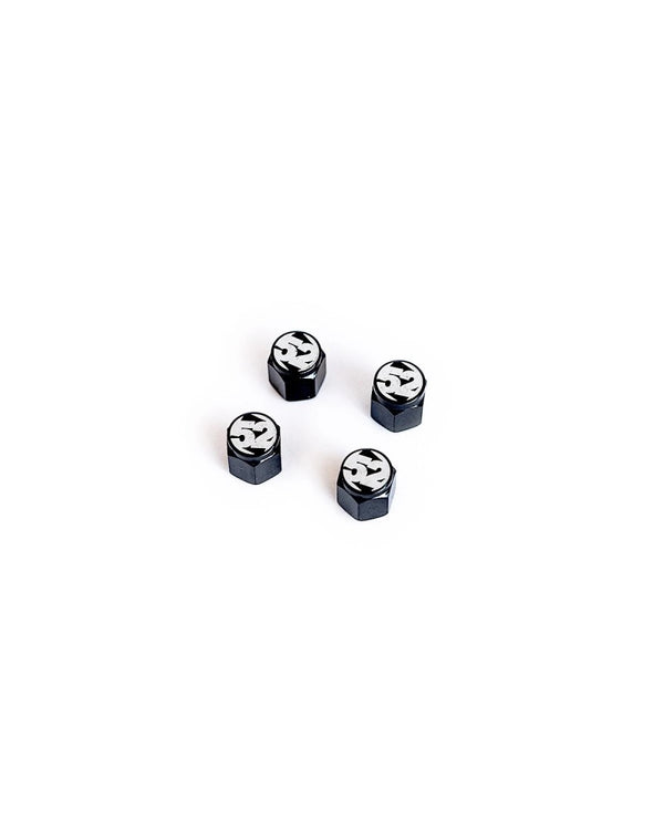 Fifteen52 Valve Stem Cap Set - Black - 4 Pieces - 52-VALVE-PACK-BLACK by fifteen52