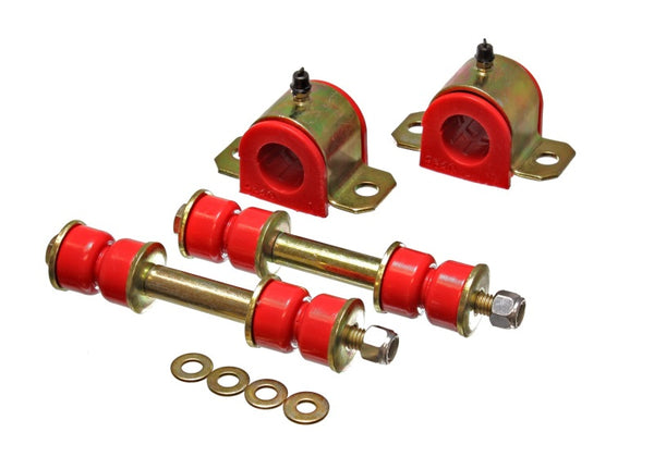 Energy Suspension 95-00 Toyota Pickup 2WD (Exc T-100/Tundra) Red 25mm Front Sway Bar Bushing Set - 8.5123R for 1995-2000 Toyo