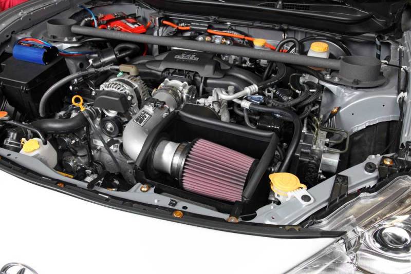 K&amp;N 13 Subaru BRZ 2.0L / 13 Scion FR-S 2.0L Silver 69 Series Typhoon Intake - 69-8619TS