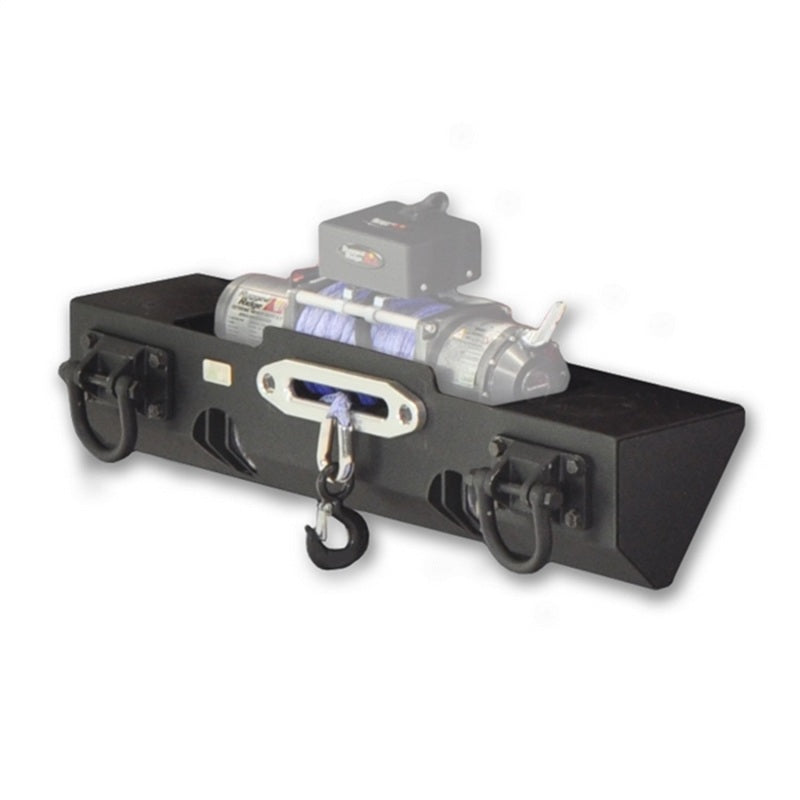 Rugged Ridge XHD Winch Mount Front Bumper 07-18 Jeep Wrangler - 11540.10 for 2007-2018 Jeep Wrangler - front view