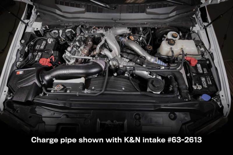 K&amp;N 17-21 Ford F-250/350 6.7L TD Charge Pipe - 77-1002KC