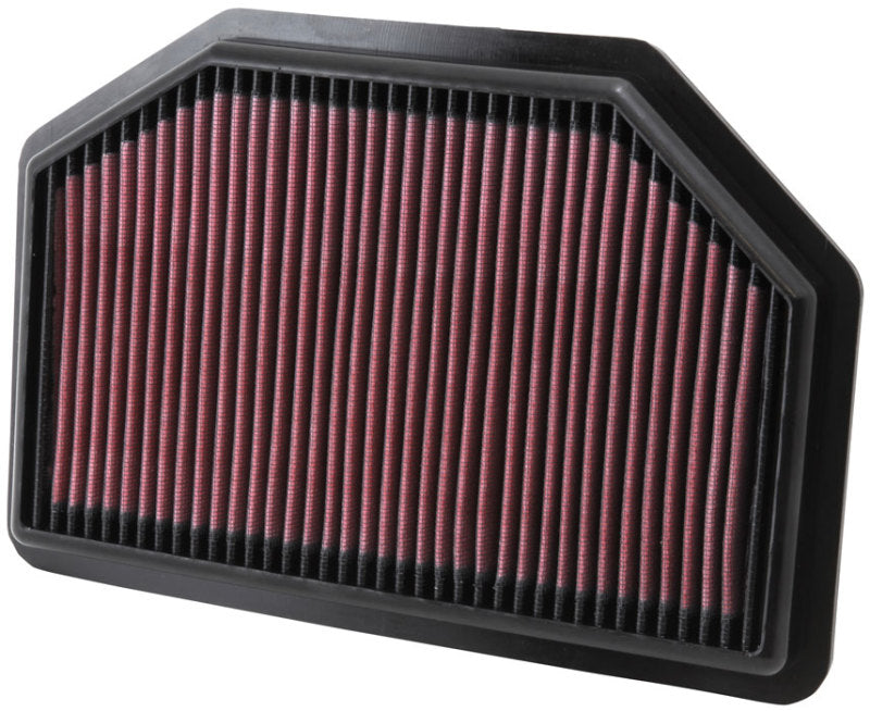 K&N Replacement Air Filter 13 Hyundai Genesis Coupe 3.8L V6 - 33-2481 for 2013-2016 Hyundai Genesis Coupe - front view