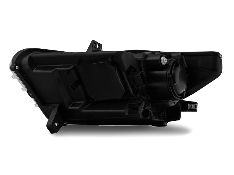 Raxiom 15-17 Ford Mustang Projector Headlights OEM HID Bulbs- Black Housing (Clear Lens) - 407055