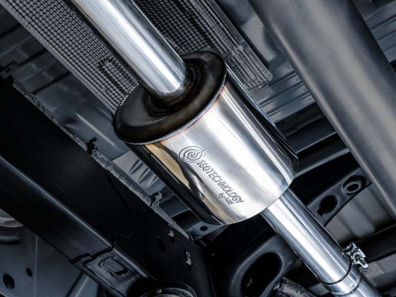AWE Tuning 4th Gen GM 1500 5.3L 0FG Catback Dual Side Exit (Flat Bumper) - Chrome Tips - 3015-22207