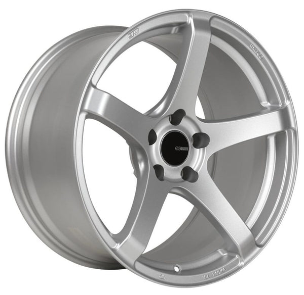 Enkei Kojin 18x8 40mm Offset 5x114.3 Bolt Pattern 72.6mm Bore Dia Matte Silver Wheel - 476-880-6540SP by Enkei