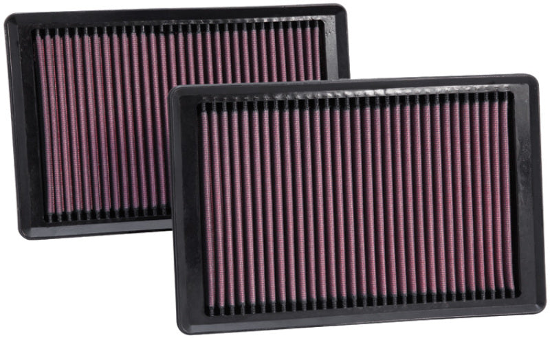 K&N Replacement Air Filter 10-12 Jaguar XK/XKR 5.0L V8 - 33-2445 for 2007-2015 Jaguar XKR - front view