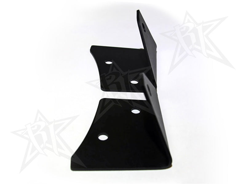 Rigid Industries Jeep JK - A-Pillar Mount Set of 2 - For Dually/D2 set - 40139 for 2007-2018 Jeep Wrangler - front view