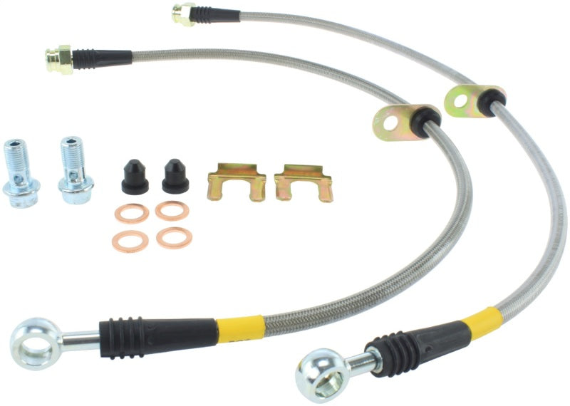StopTech 13 Scion FR-S / 13 Subaru BRZ Front Stainless Steel Brake Lines - 950.44034
