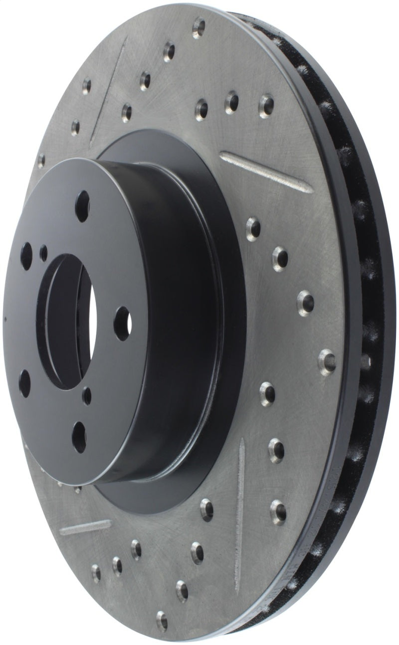 StopTech Slotted &amp; Drilled Sport Brake Rotor - 127.47012R