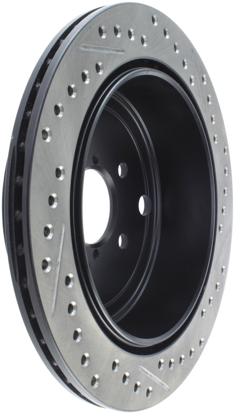 StopTech Slotted &amp; Drilled Sport Brake Rotor - 127.47031R