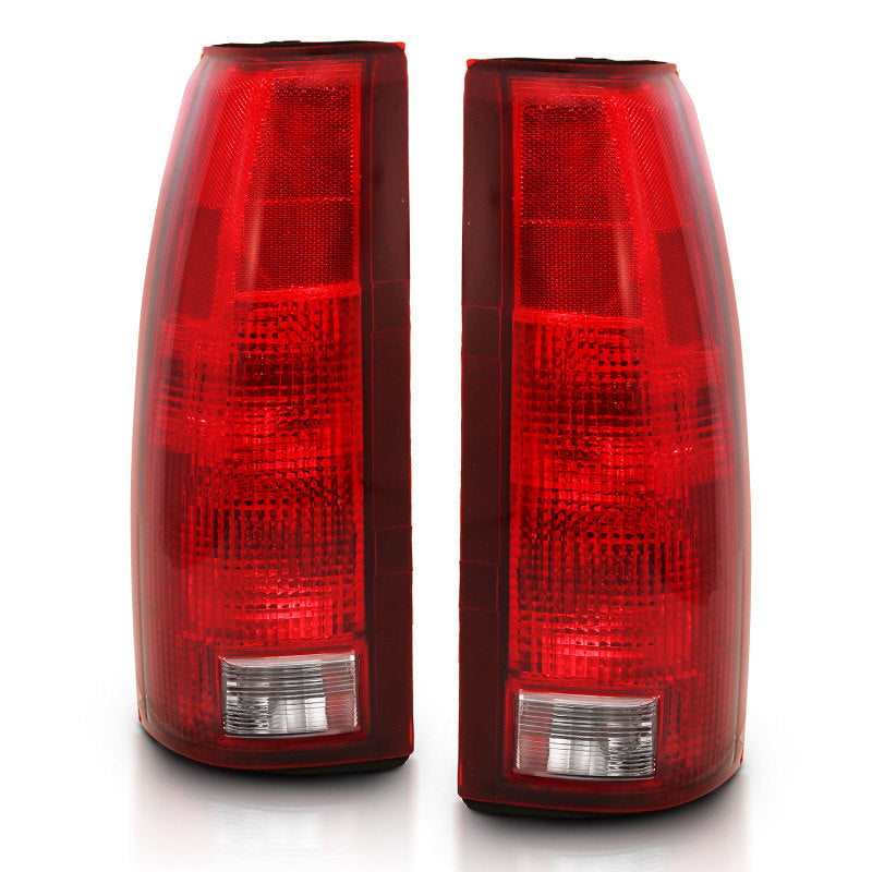 ANZO 1988-1999 Chevy C1500 Taillight Red/Clear Lens w/ Circuit Board(OE Replacement) - 311300