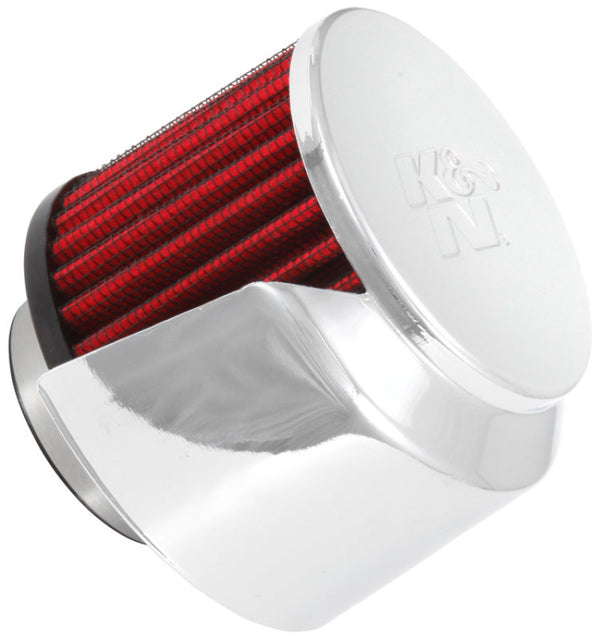 K&N 1.5in Flange ID x 3in OD x 2.5in Height Clamp On Crankcase Vent Filter - 62-1514 by K&N Engineering - front view