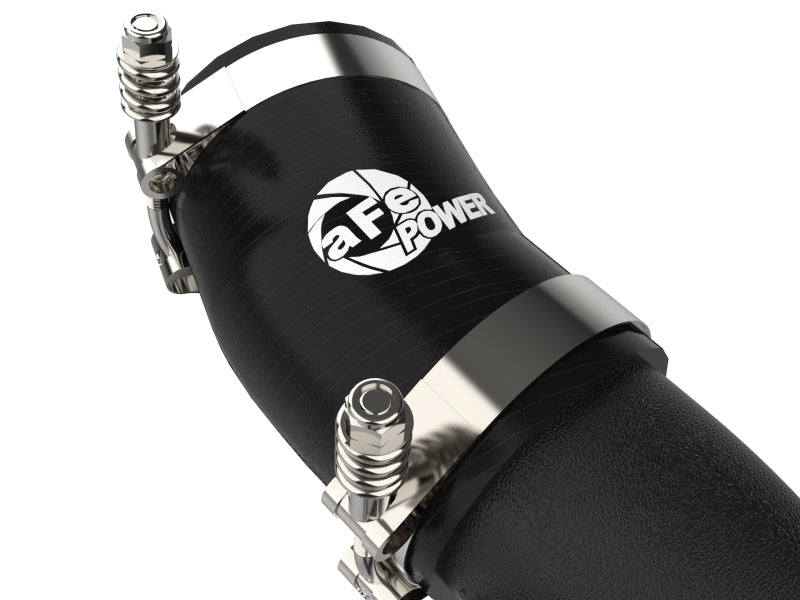 AFE 18-22 Kia Stinger V6-3.3L BladeRunner Alum Hot/Cold Charge Pipe Kit Black - 46-20504-B