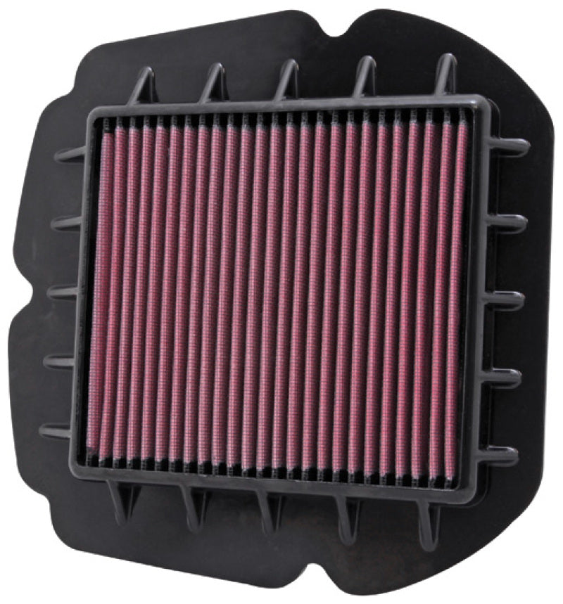 K&N 09-12 Suzuki SFV650 Gladius Replacement Air Filter - SU-6509 for 2015-2023 Suzuki SV650 - front view