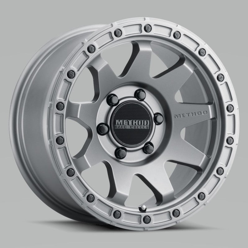Method MR317 18x9 +3mm Offset 6x5.5 106.25mm CB Matte Titanium Wheel - MR31789060803