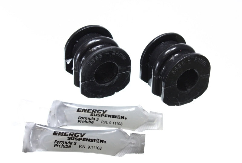 Energy Suspension 03-07 Infiniti G-35 Coupe RWD / 02-09 350Z Black 21mm Rear Sway Bar Frame Bushings - 7.5127G for 2003-2007 