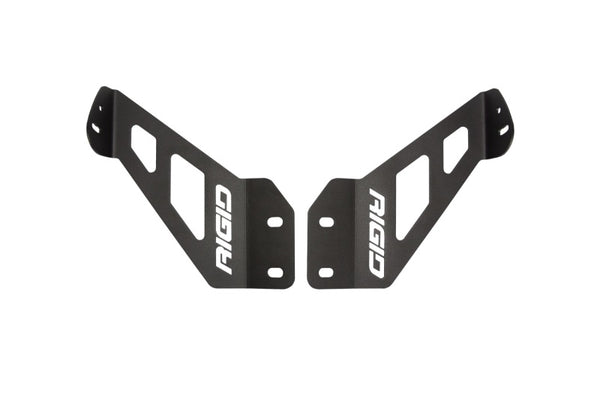 Rigid Industries 2018 Jeep JL - Hood Mount Kit - Mounts 20in Adapt Series - 41665 for 2018-2026 Jeep Wrangler - front view