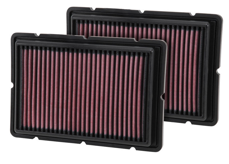 K&N Replacement Air Filter 05-09 Ferrari F360 11.125in O/S Length x 7.625 O/S Width x 1.313in H - 33-2494 for 2005-2009 Ferra
