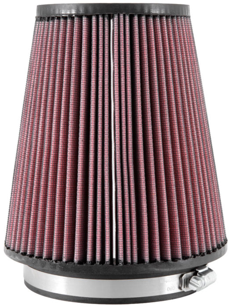 K&N Filter Universal Rubber Filter 5 inch Flange 6 1/2 inch Base 4 3/8 inch Top 7 inch Height - RU-2800