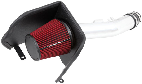 Spectre 10-18 Toyota FJ 10-15 4Runner V6-4.0L F/I Air Intake Kit - Polished w/Red Filter - 9002 for 2010-2014 Toyota FJ Cruis