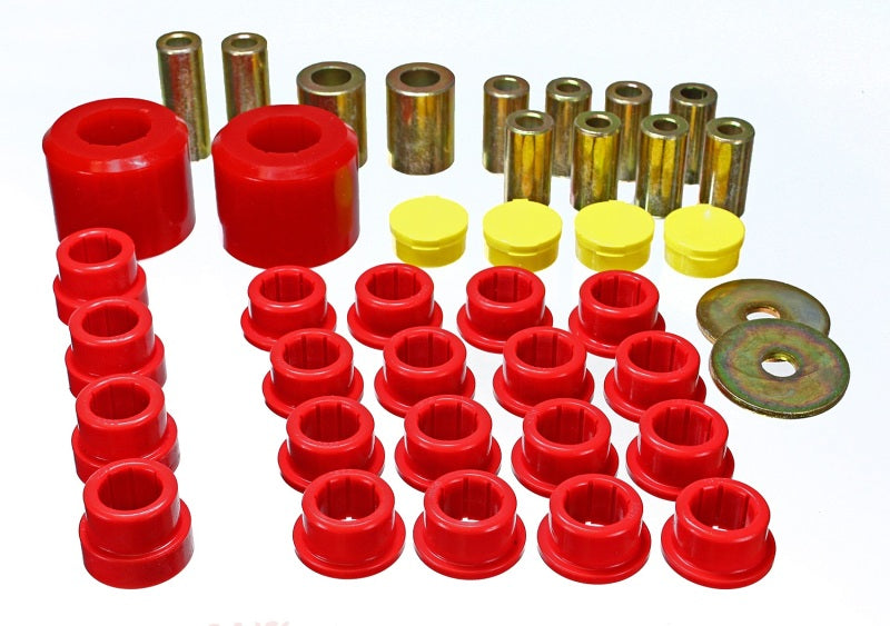 Energy Suspension 10 Chevy Camaro Red Rear End Control Arm Bushing Set - 3.3196R for 2010-2015 Chevrolet Camaro - front view