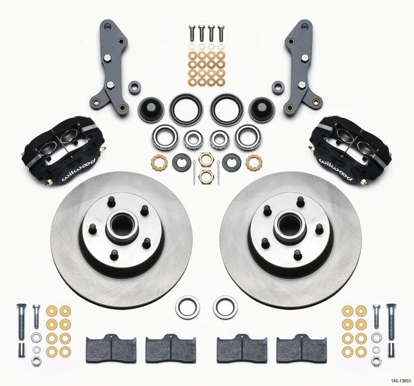 Wilwood Forged Dynalite-M Front Kit 11.30in 1 PC Rotor&Hub 60-68 Ford / Mercury Full Size / Galaxie - 140-13653 for 1964-1968